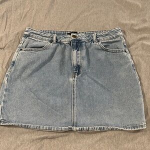 Forever 21 Light Blue Denim Mini Skirt